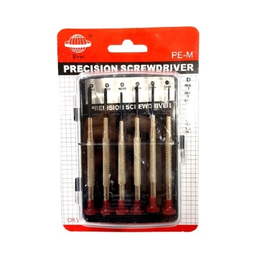 SET DE 6 PIEZAS DE DESTORNILLADORES DE PRECISION
