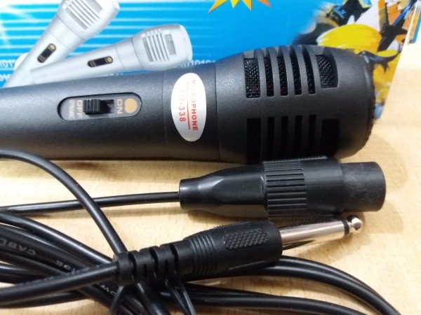 Microfono con cable ideal karaoke modelo sm-338