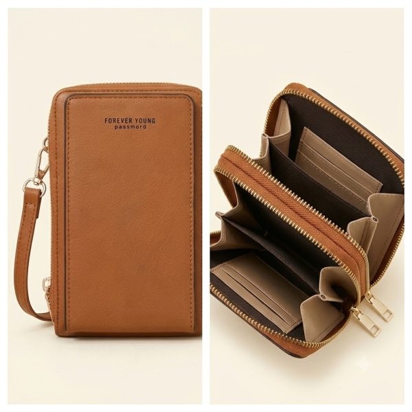 CARTERA PORTA CELULAR CON BILLETERA