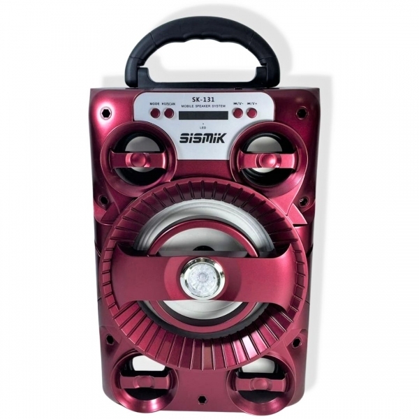 Parlante `SISMIK` 32x21 cm - Bluetooth SK-131 con Control Remoto